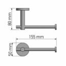 TWIST TOILET ROLL HOLDER A3-14306