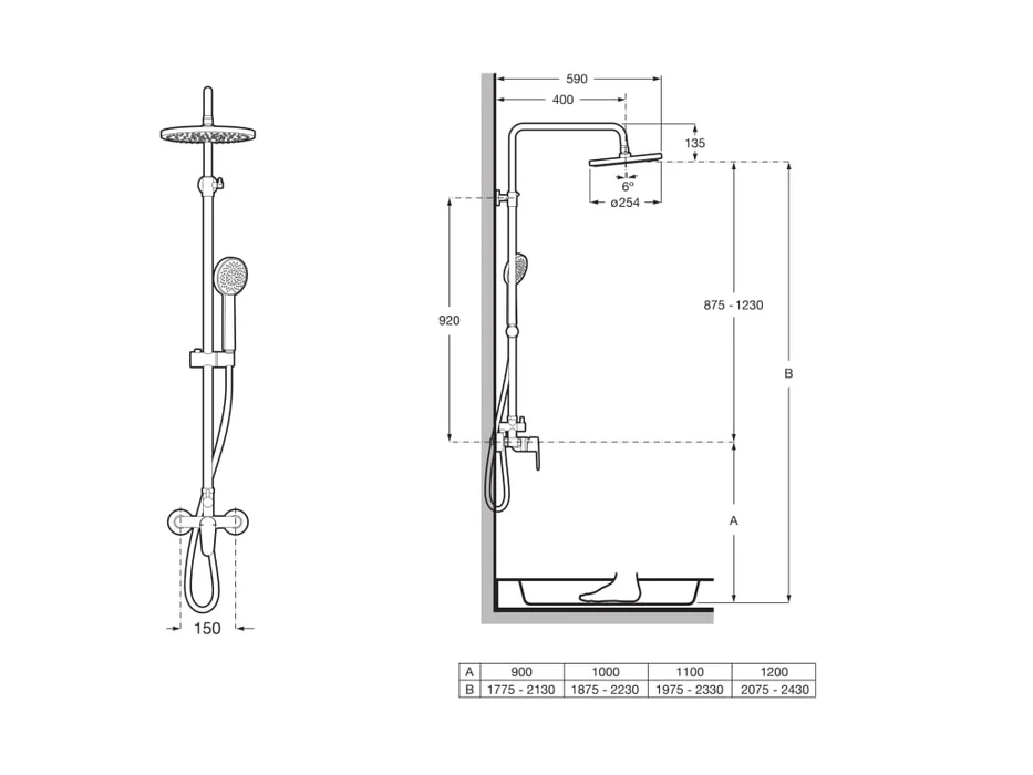 VICTORIA SINGLE LEVER COLUMN PLUS CHRO-A5A9A4FC00 - Image 3